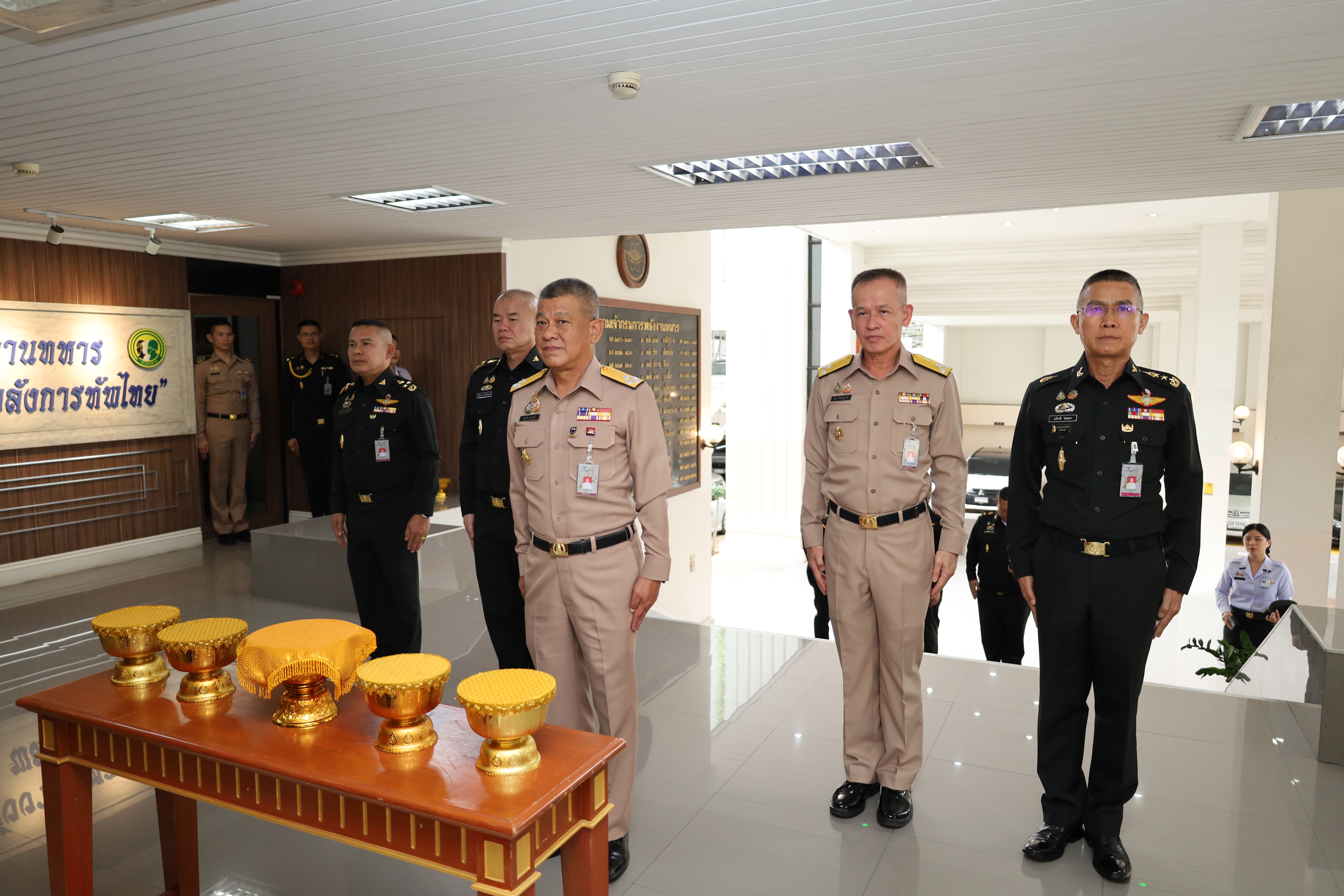 รองปลัดกระทรวงกลาโหม กรุณาตรวจเยี่ยม กรมการพลังงานทหาร