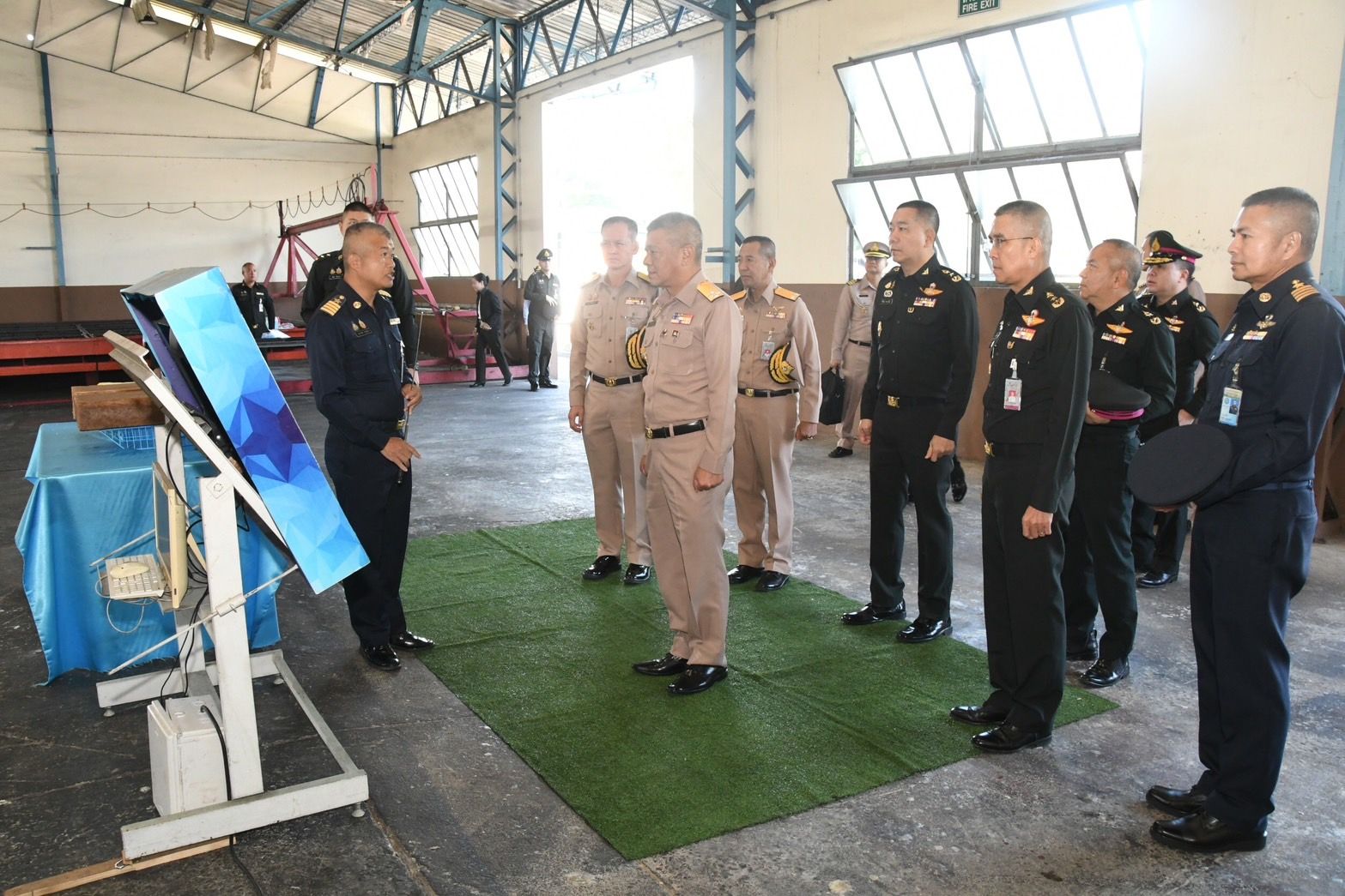พิธีเปิดการเจาะ (SPUD) หลุมเจาะปิโตรเลียม FA-MS-68-100