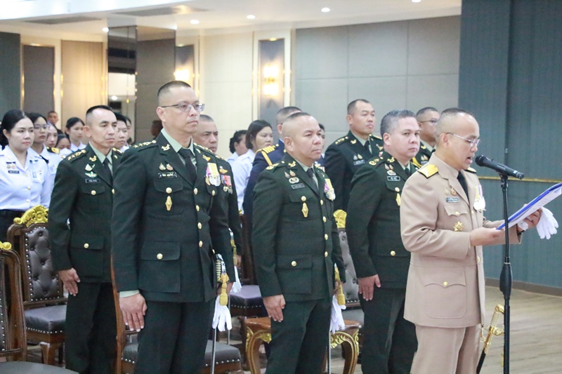 กรมการพลังงานทหาร จัดพิธีสดุดีกำลังพลผู้เสียชีวิตจากสถานการณ์กรณีพิพาทชายแดนไทย-กัมพูชา