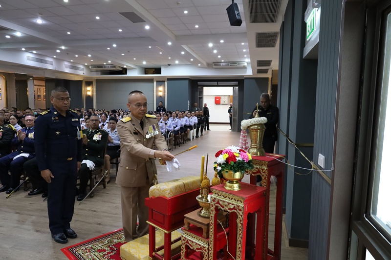 กรมการพลังงานทหาร จัดพิธีสดุดีกำลังพลผู้เสียชีวิตจากสถานการณ์กรณีพิพาทชายแดนไทย-กัมพูชา
