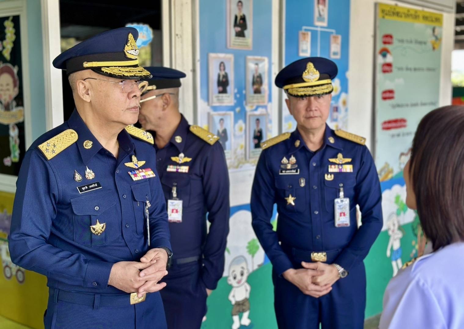 รองปลัดกระทรวงกลาโหม และคณะ ในโอกาสที่ท่านเดินทางมาเป็นประธานเปิด กิจกรรมเสริมสร้างและป้องกันการแก้ไขปัญหายาเสพติด