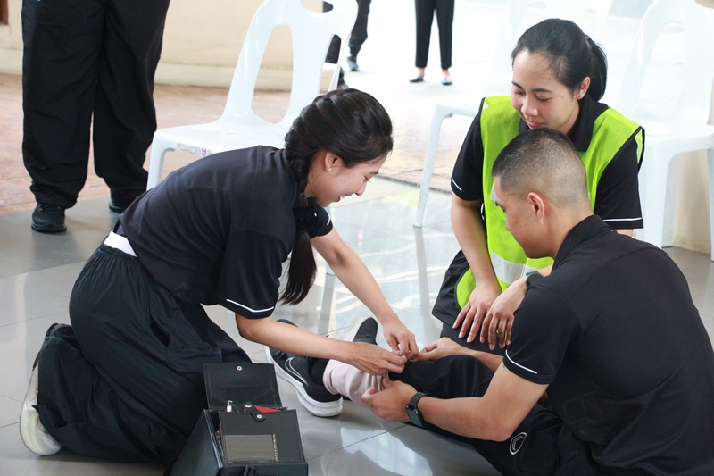กรมการพลังงานทหาร จัดการฝึกอบรมทฤษฎีและซักซ้อมดับเพลิง บก.พท. ประจำปีงบประมาณ พ.ศ. 2569