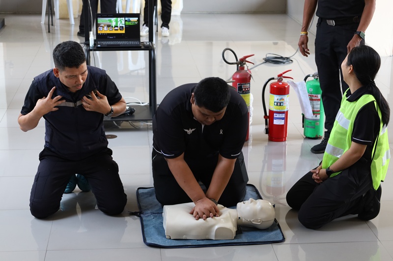 กรมการพลังงานทหาร จัดการฝึกอบรมทฤษฎีและซักซ้อมดับเพลิง บก.พท. ประจำปีงบประมาณ พ.ศ. 2569