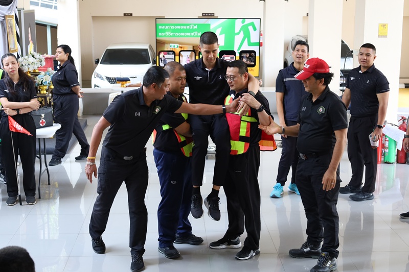 กรมการพลังงานทหาร จัดการฝึกอบรมทฤษฎีและซักซ้อมดับเพลิง บก.พท. ประจำปีงบประมาณ พ.ศ. 2569