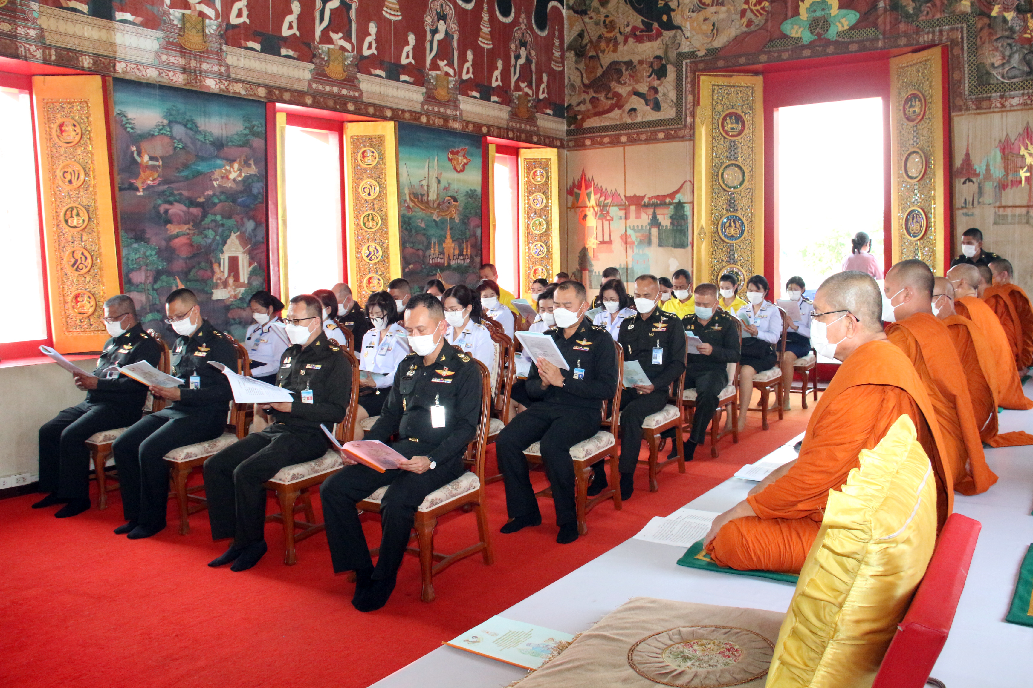 กรมการพลังงานทหาร ร่วมพิธีเจริญพระพุทธมนต์ ถวายพระพรชัยมงคลแด่ สมเด็จพระเจ้าลูกเธอเจ้าฟ้าพัชรกิติยาภา นเรนทิราเทพยวดี กรมหลวงราชสาริณีสิริพัชร มหาวัชรราชธิดา