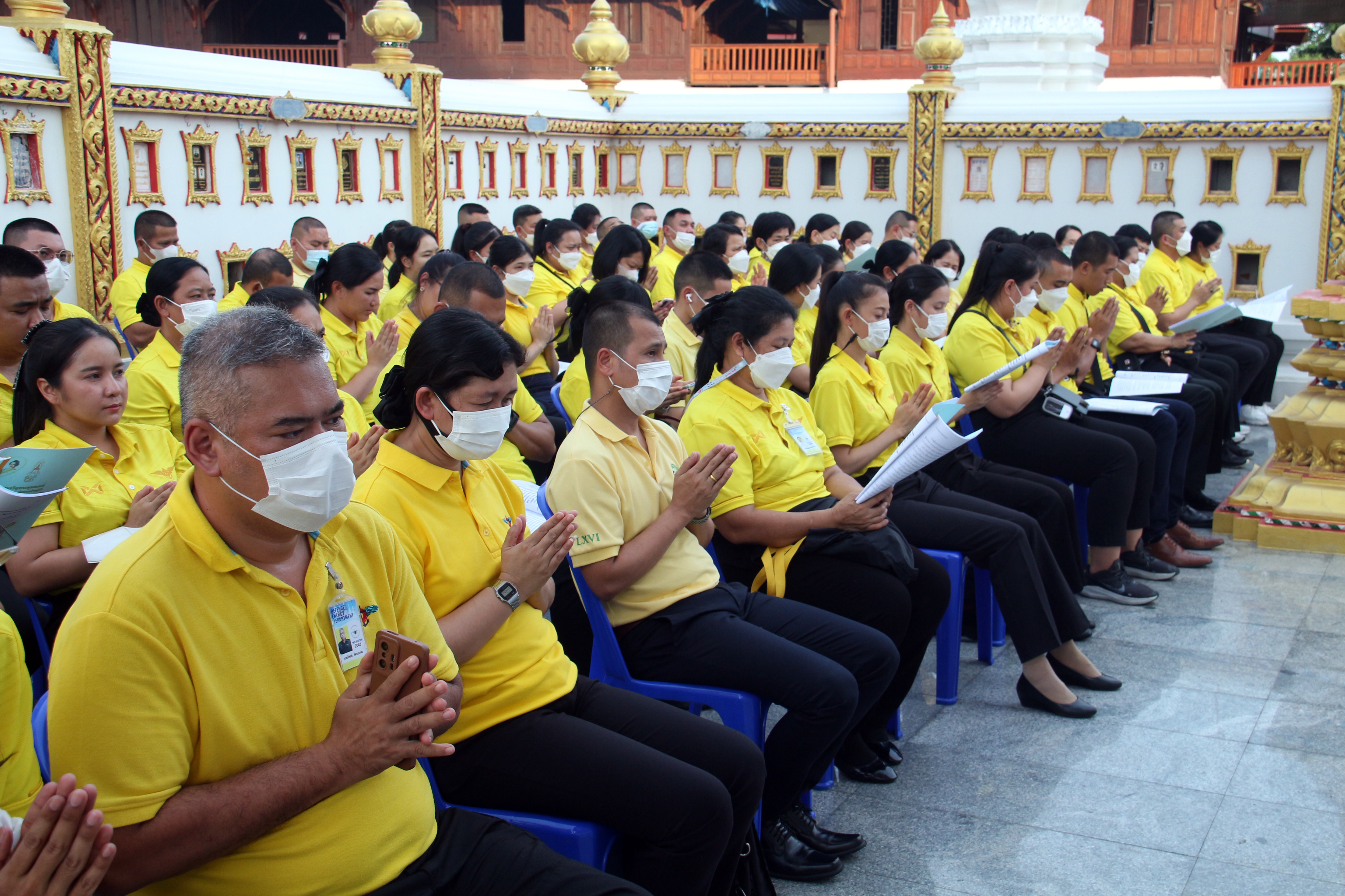 กรมการพลังงานทหาร ร่วมพิธีเจริญพระพุทธมนต์ ถวายพระพรชัยมงคลแด่ สมเด็จพระเจ้าลูกเธอเจ้าฟ้าพัชรกิติยาภา นเรนทิราเทพยวดี กรมหลวงราชสาริณีสิริพัชร มหาวัชรราชธิดา