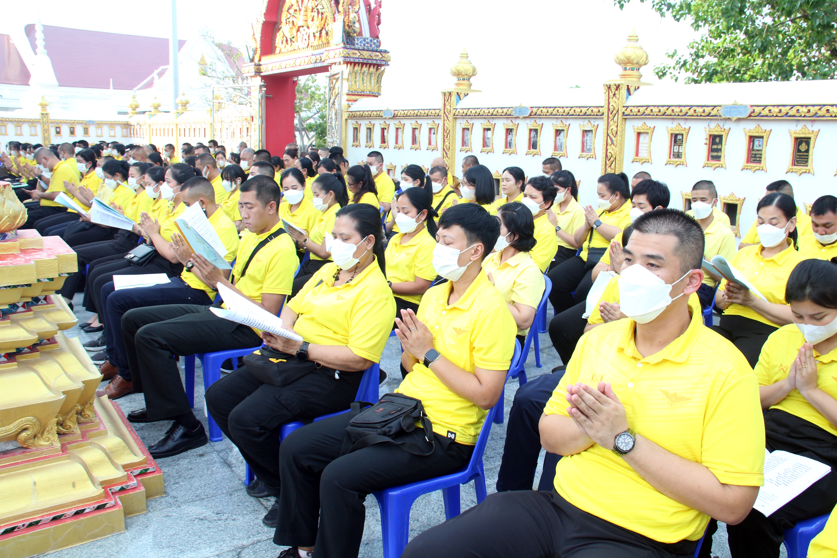 กรมการพลังงานทหาร ร่วมพิธีเจริญพระพุทธมนต์ ถวายพระพรชัยมงคลแด่ สมเด็จพระเจ้าลูกเธอเจ้าฟ้าพัชรกิติยาภา นเรนทิราเทพยวดี กรมหลวงราชสาริณีสิริพัชร มหาวัชรราชธิดา