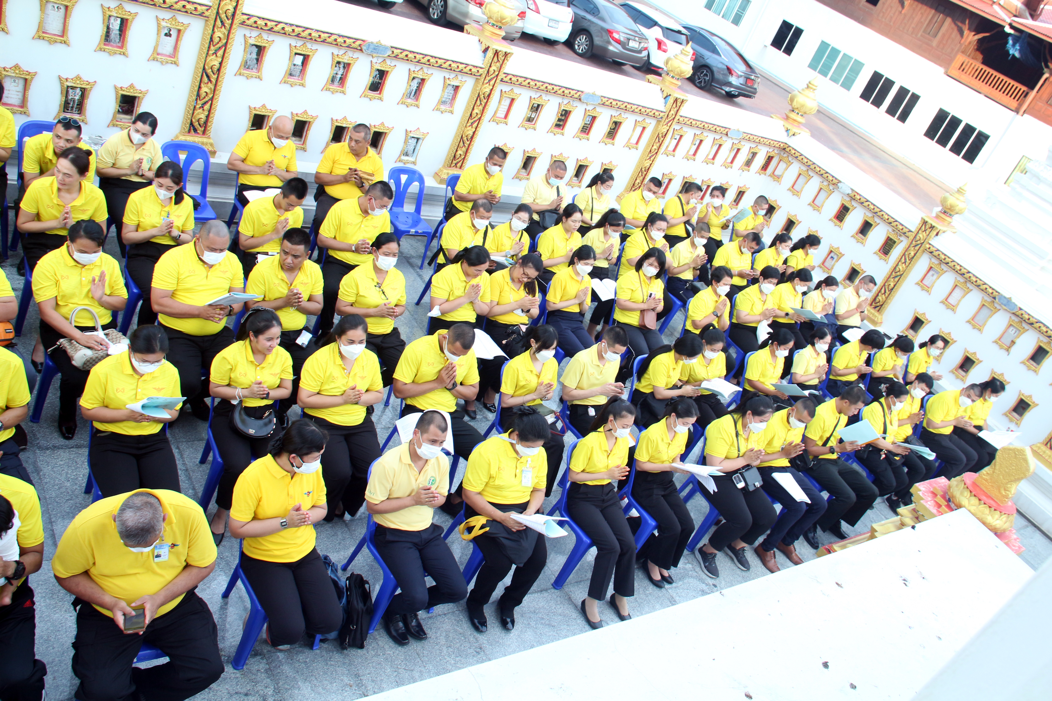 กรมการพลังงานทหาร ร่วมพิธีเจริญพระพุทธมนต์ ถวายพระพรชัยมงคลแด่ สมเด็จพระเจ้าลูกเธอเจ้าฟ้าพัชรกิติยาภา นเรนทิราเทพยวดี กรมหลวงราชสาริณีสิริพัชร มหาวัชรราชธิดา