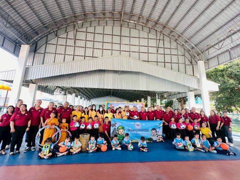 กรมการพลังงานทหาร สานสัมพันธ์ชุมชน มอบอุปกรณ์กีฬาแก่โรงเรียนบ้านพยูน จ.ระยอง